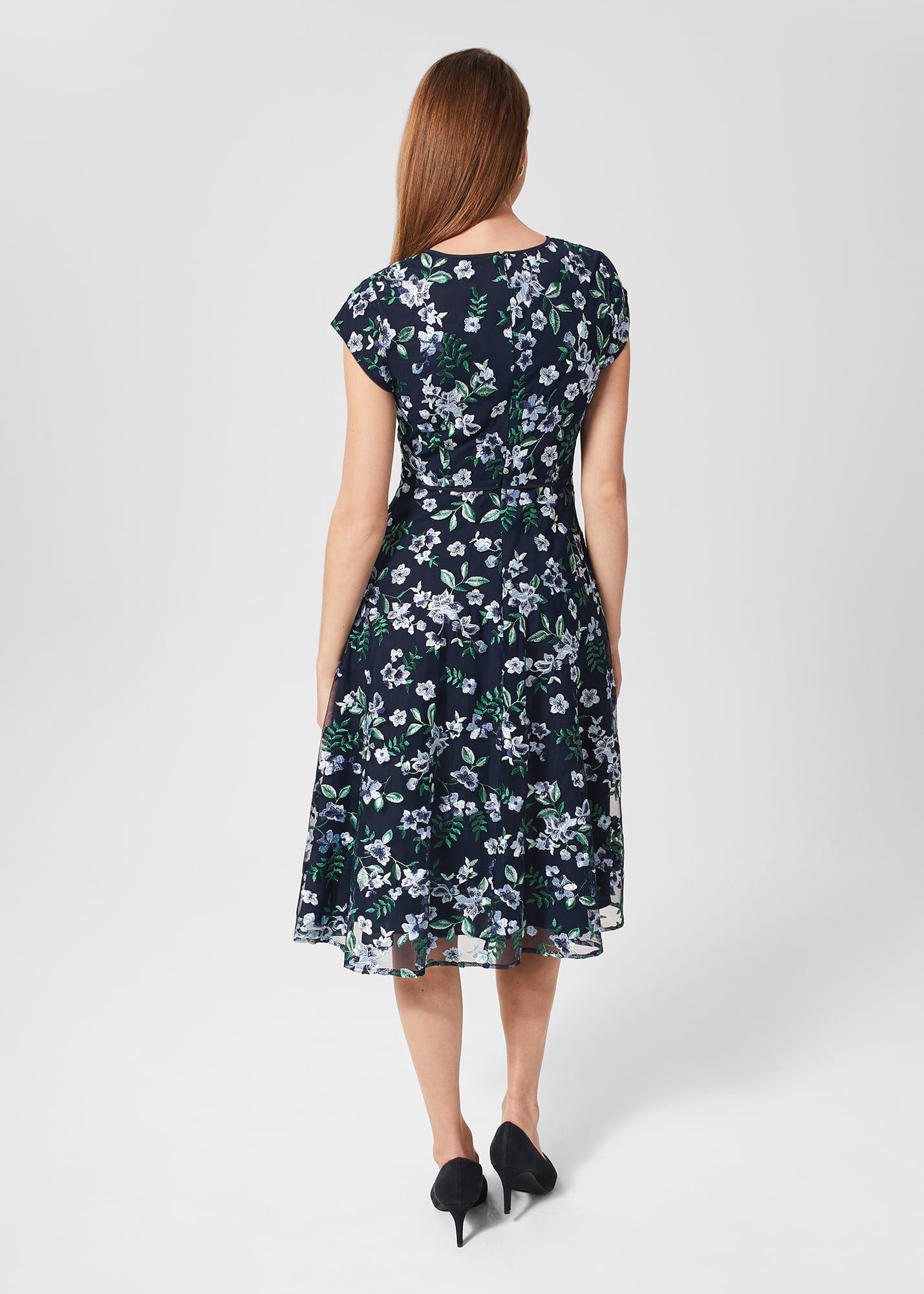 hobbs tia embroidered dress Tia Embroidered Dress