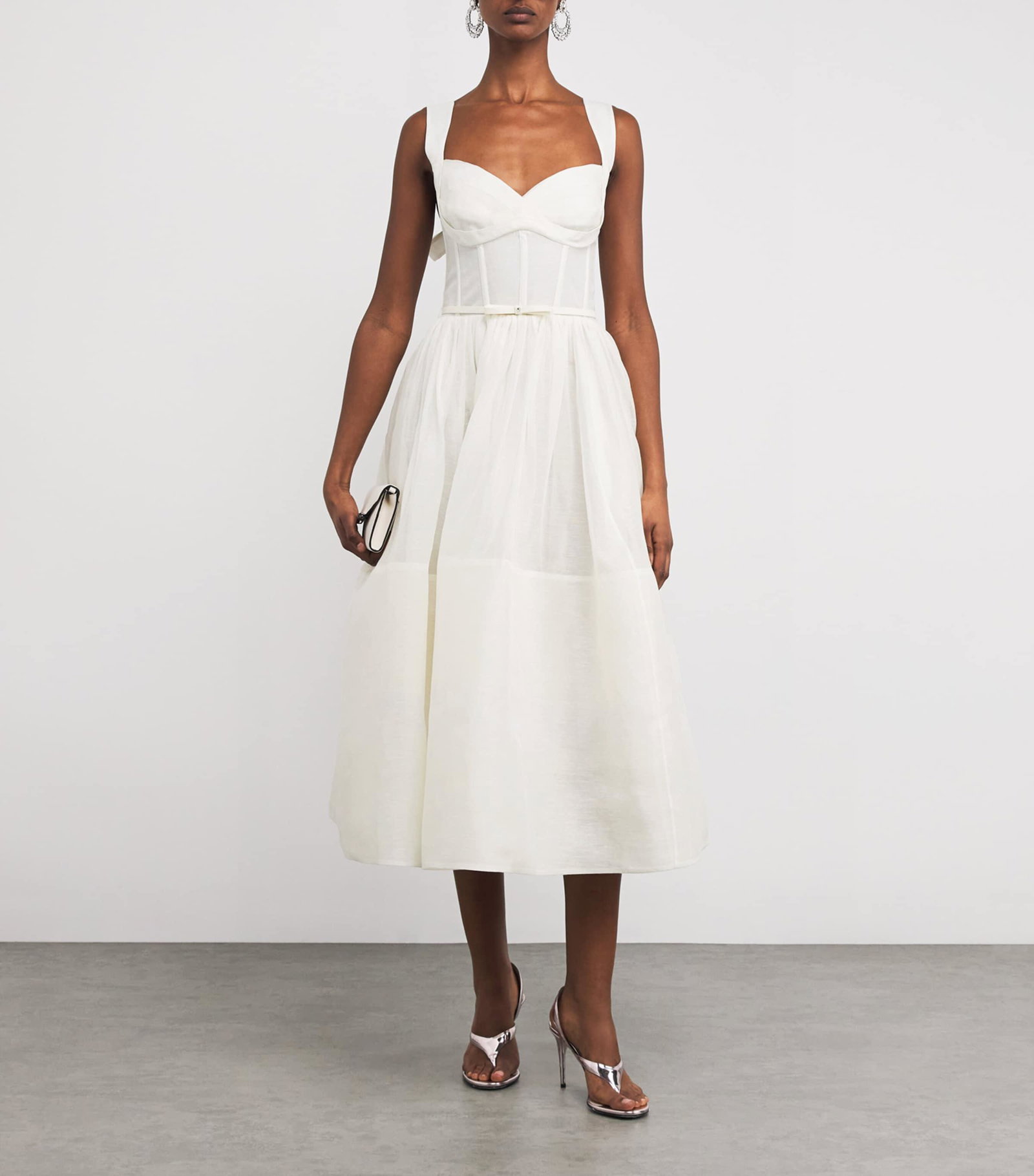 zimmermann silk corset midi dress Zimmermann - Lemon Yellow Silk Corset Dress