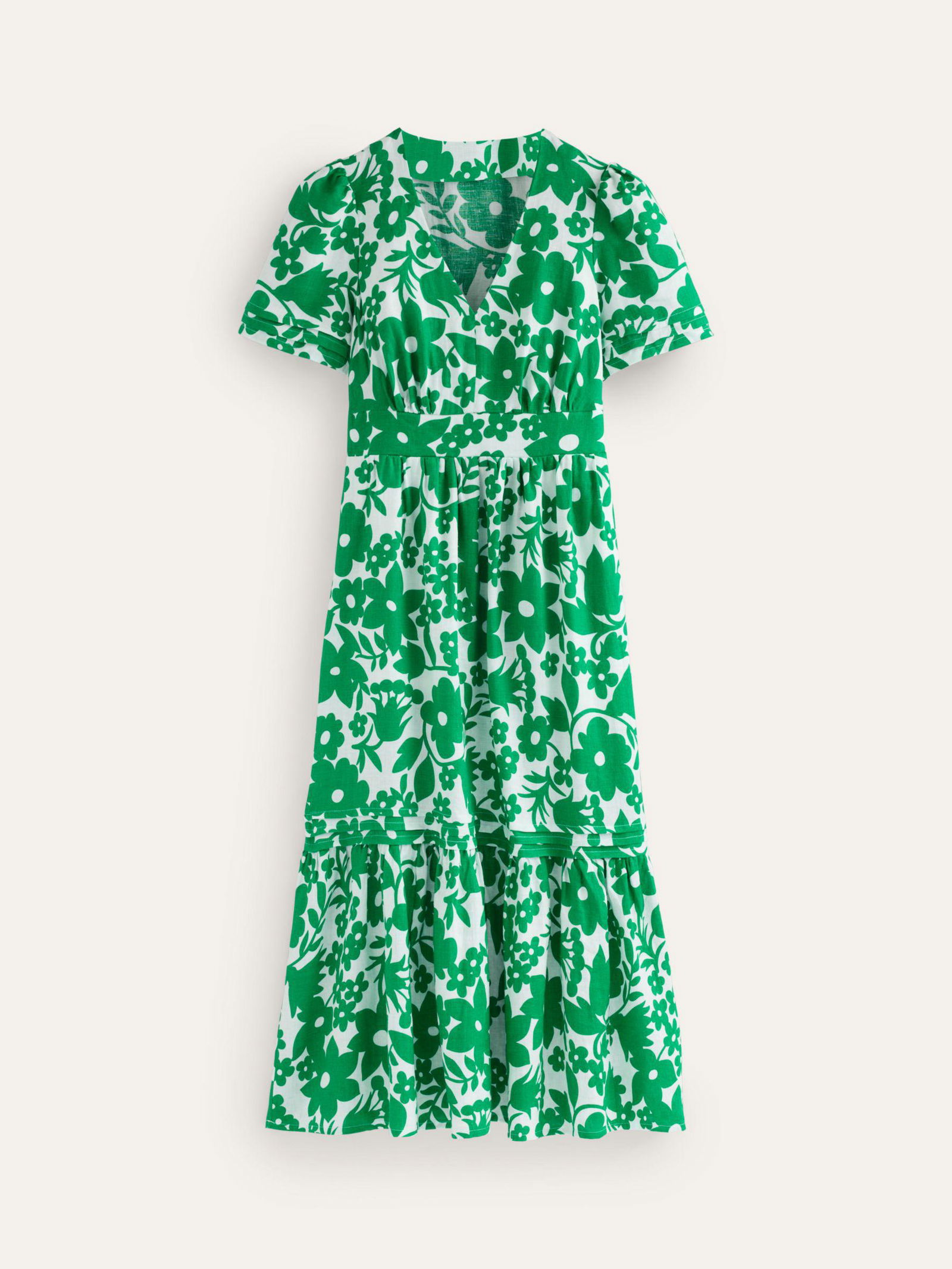 Boden Cut Out Linen Midi
