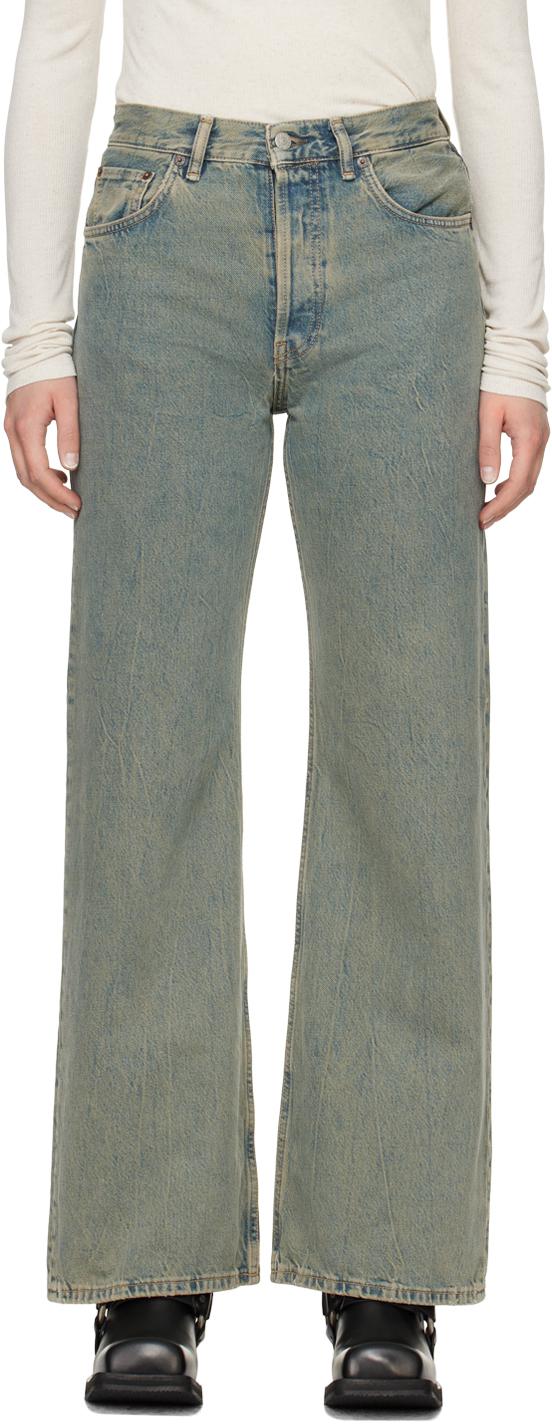 ACNE STUDIOS 2021F Delta Loose Fit Jeans | endource
