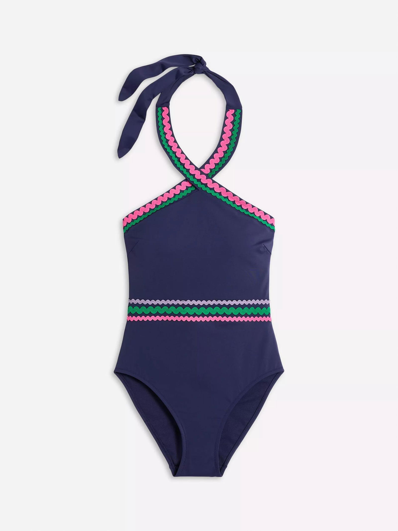 BODEN Ric Rac Cross Front Swimsuit | endource