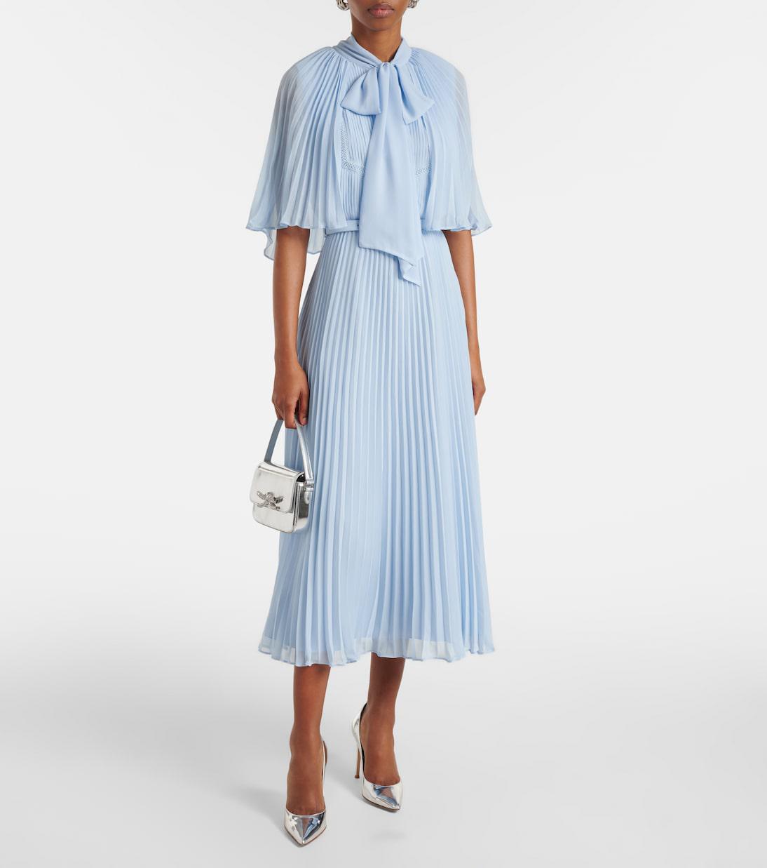 sachin and babi light blue dress Vintage 1990s Jolie White Satin & Chiffon Dress With Tags – Size 2 main image 0