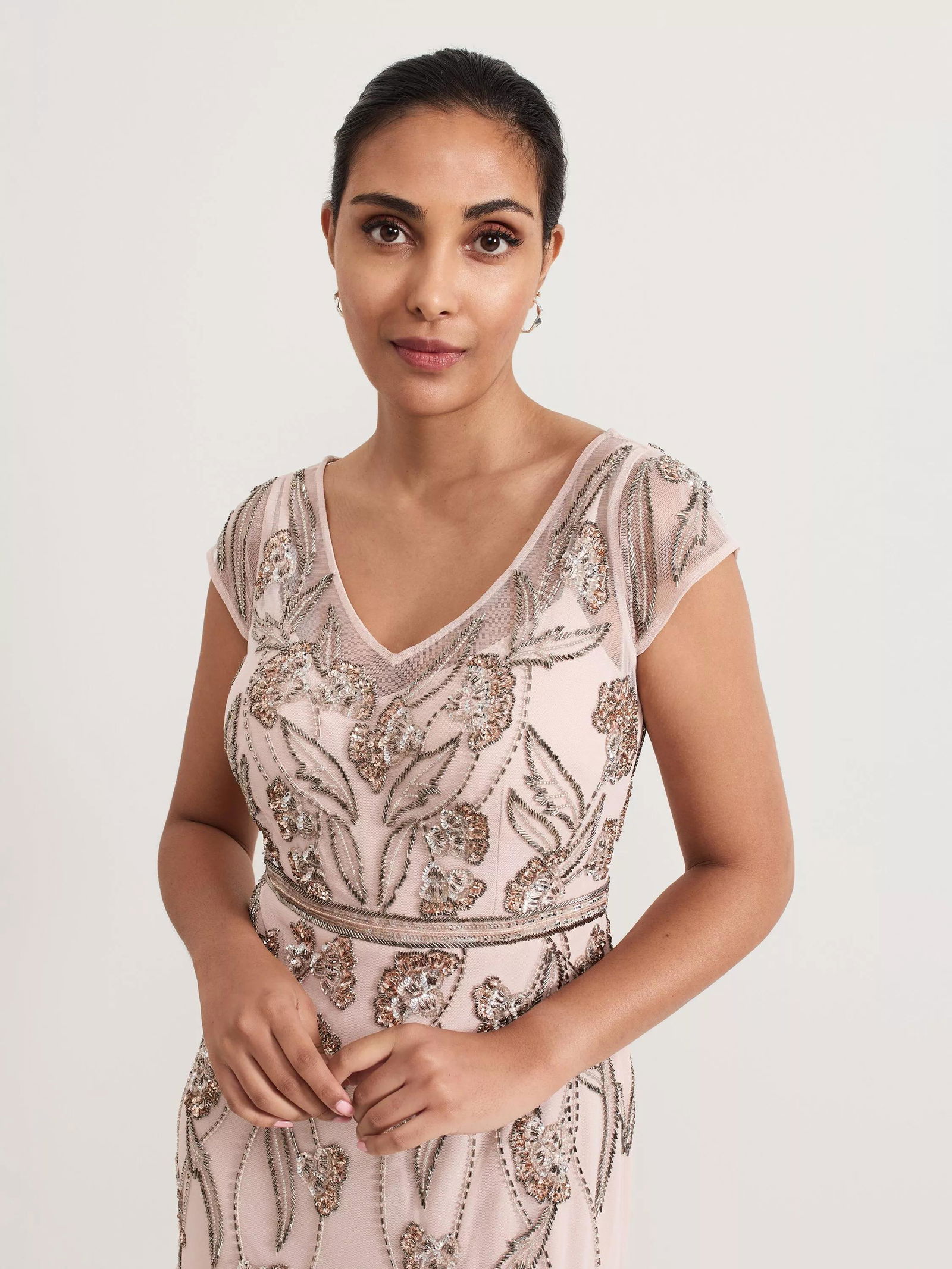 46% off PHASE EIGHT Collection 8 Petite Evonne Beaded Dress