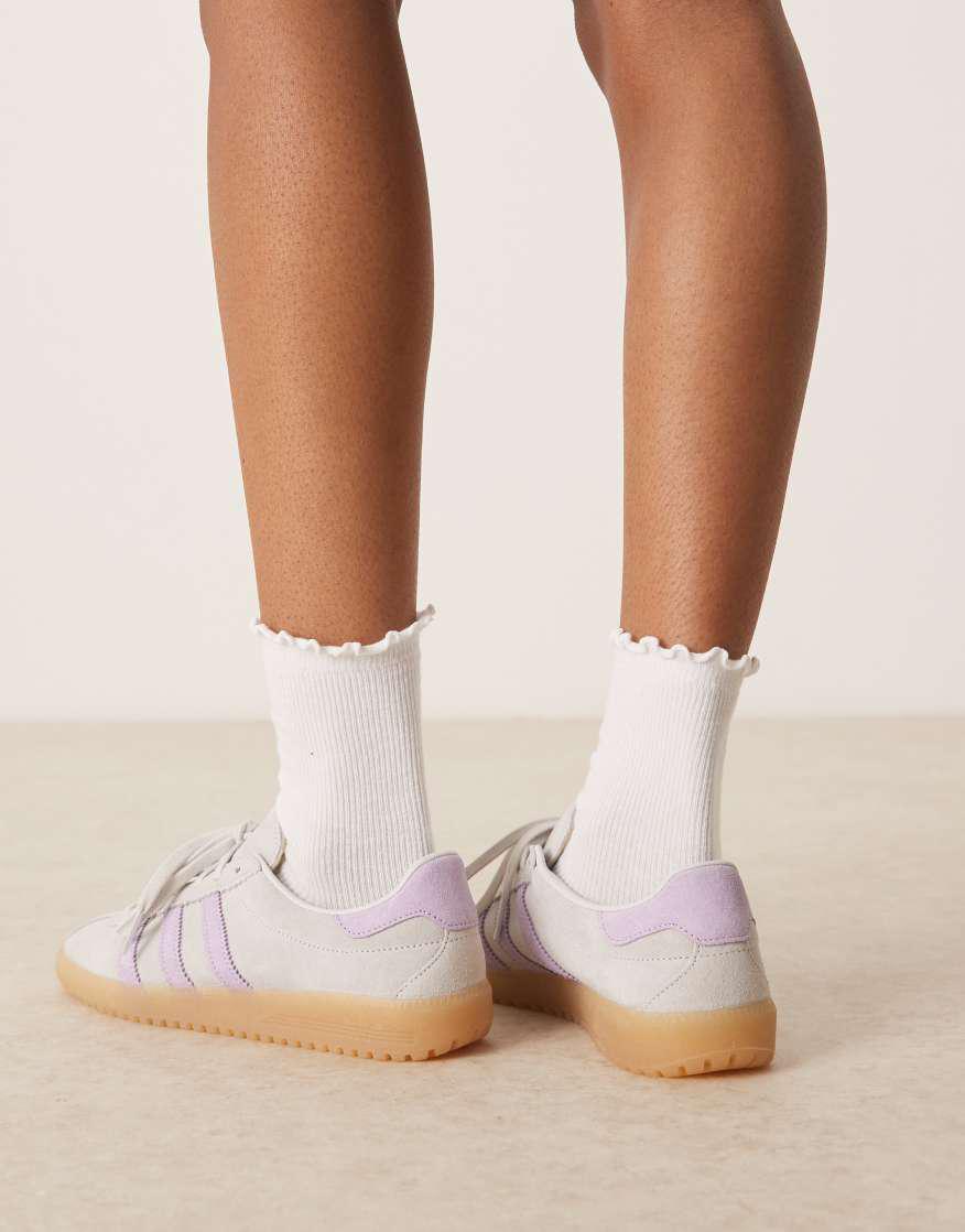 adidas gazelle silver green womens adidas Gazelle Indoor Shoes - Women's - Bliss Lilac / Core Black / Purple main image 0