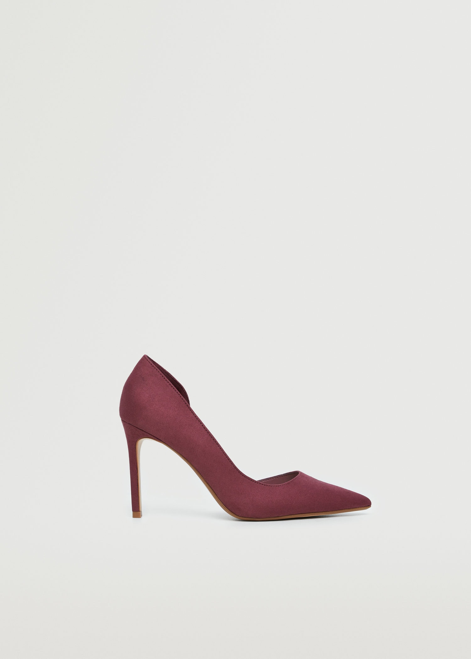 MANGO Asymmetric Stiletto Shoes in Cherry | endource
