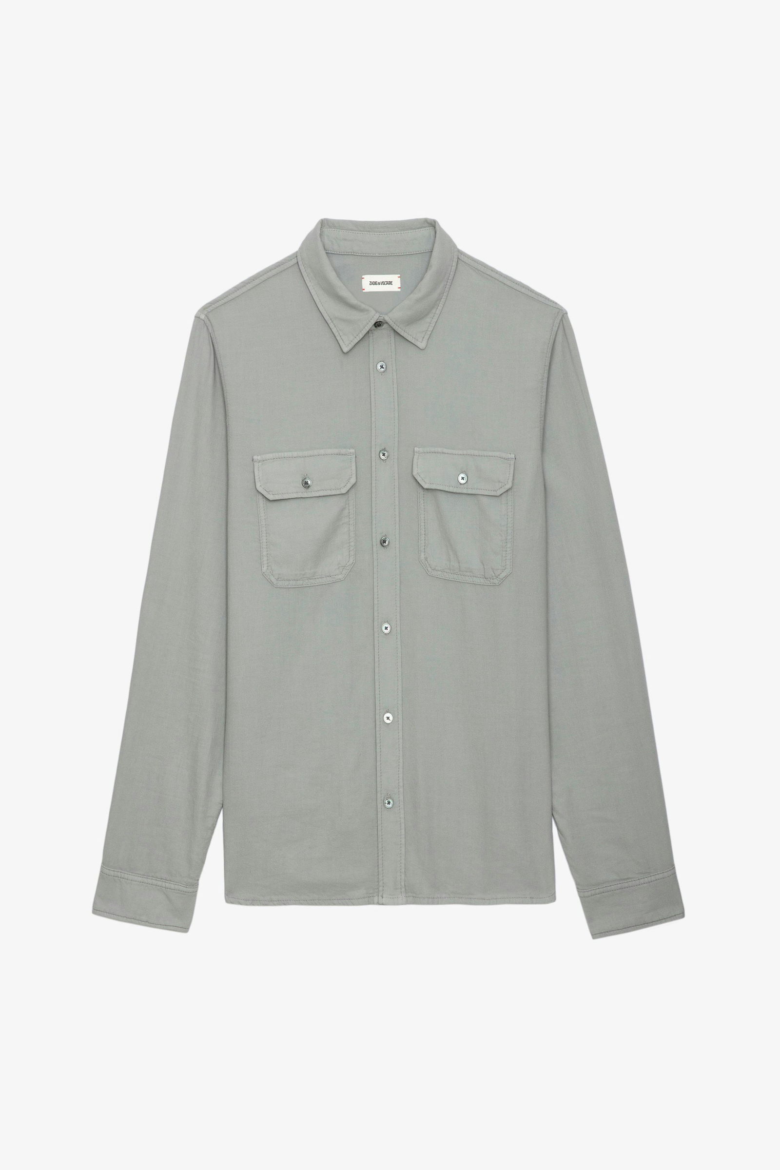 ZADIG & VOLTAIRE Stan Shirt in Oyster | Endource