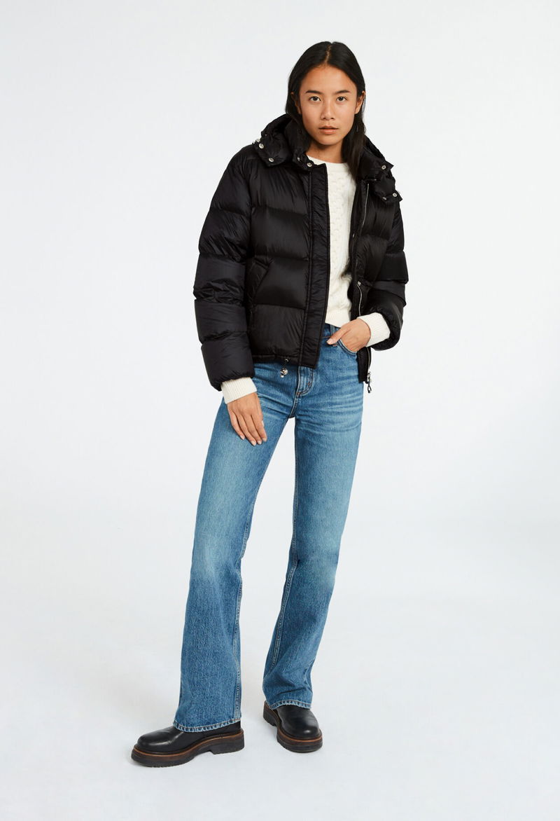 CLAUDIE PIERLOT Quilted Hooded Puffer Jacket endource