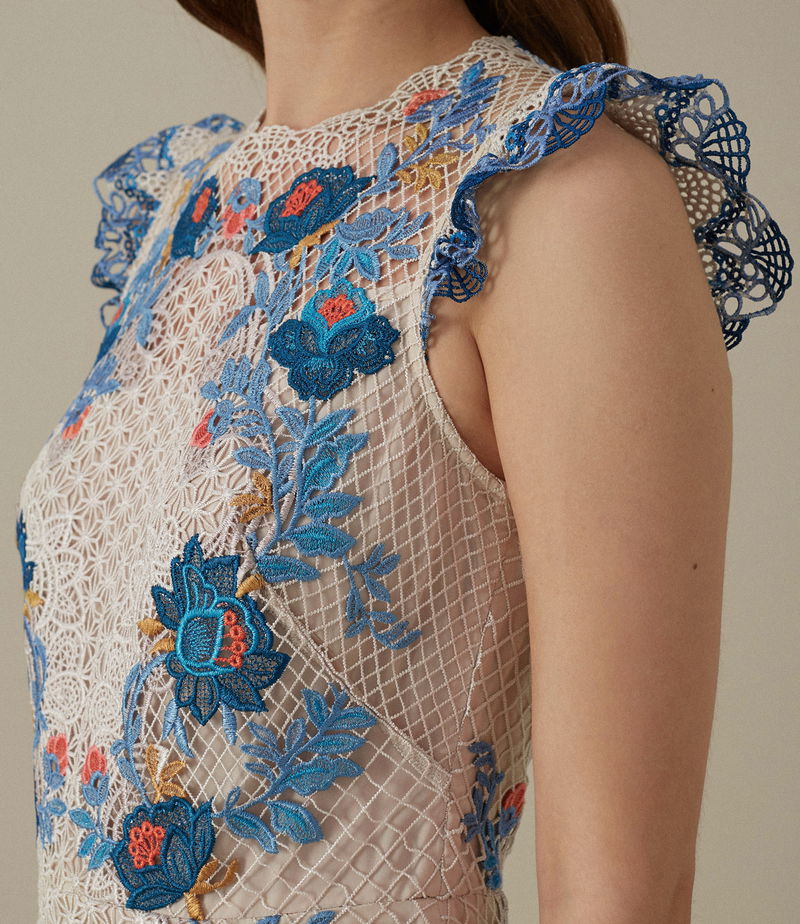 KAREN MILLEN Floral Lace Dress | endource