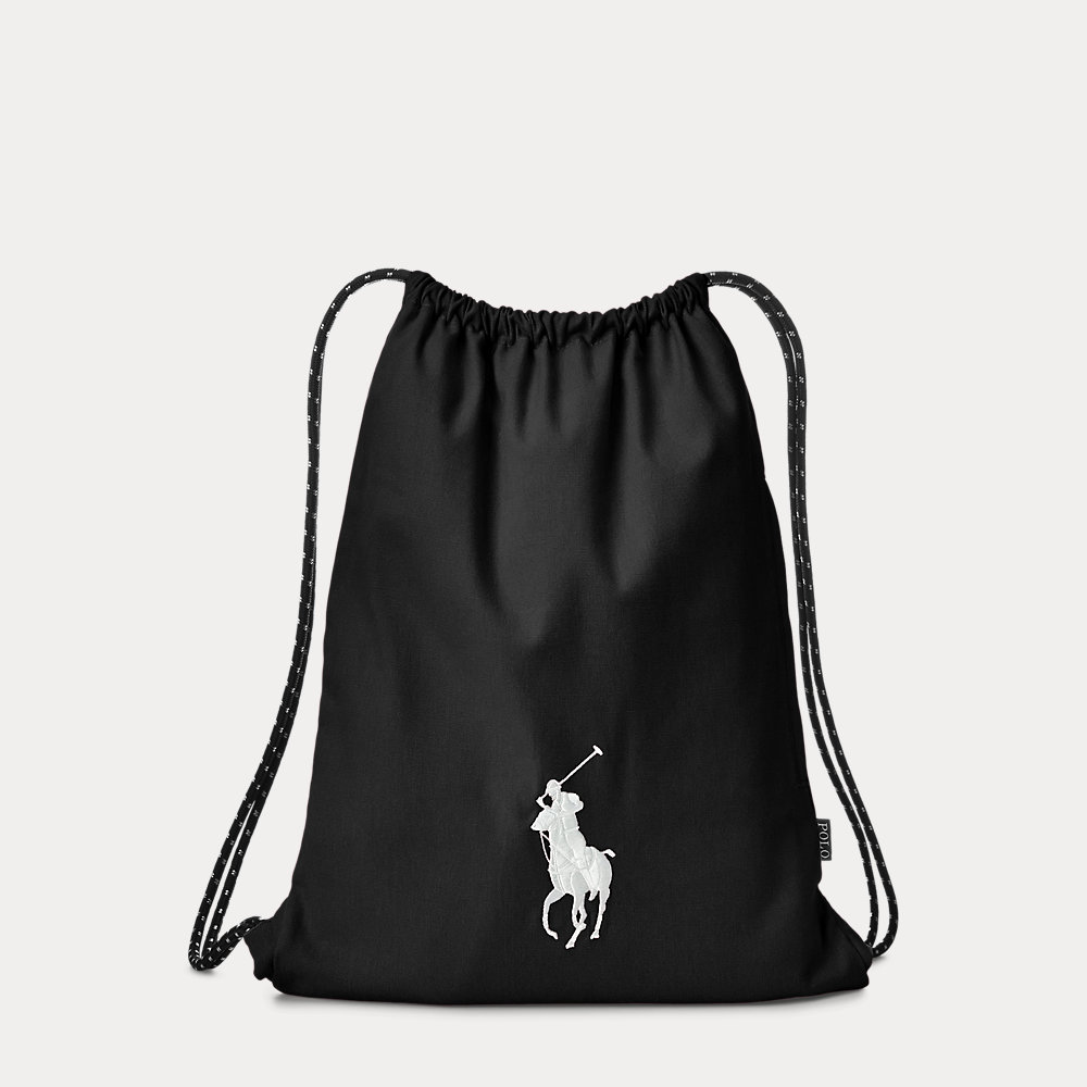 RALPH LAUREN Big Pony Cotton Canvas Gym Bag Endource