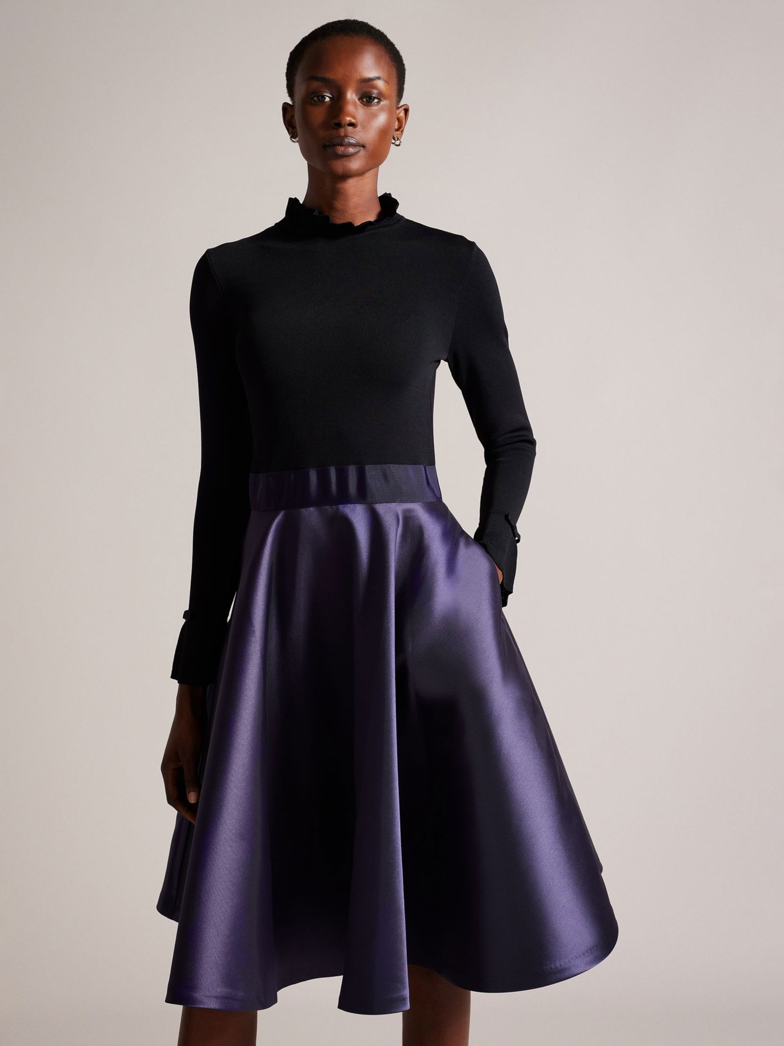 Baker Zadi Dress Maroon Ted Baker Dress WornOnTV: Tamera's Burgundy Ruffle Neck Dress On The Real Baker Zadi Dress Maroon Ted Baker Dress WornOnTV: Tamera's Burgundy Ruffle Neck Dress On The Real