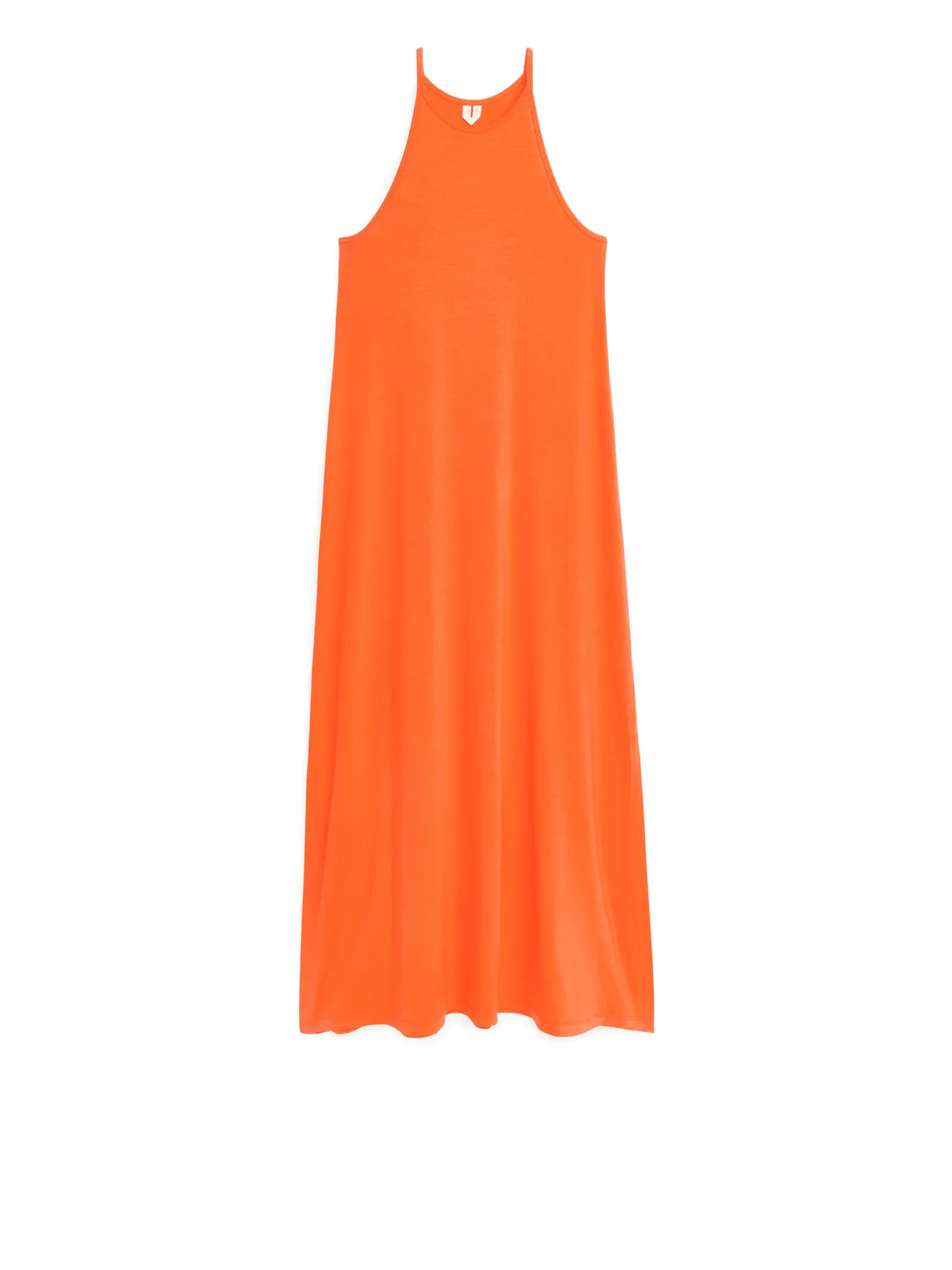 ARKET Lyocell Strap Dress in Orange Endource