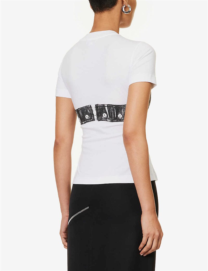 Alexander McQueen bra-print T-shirt - Farfetch
