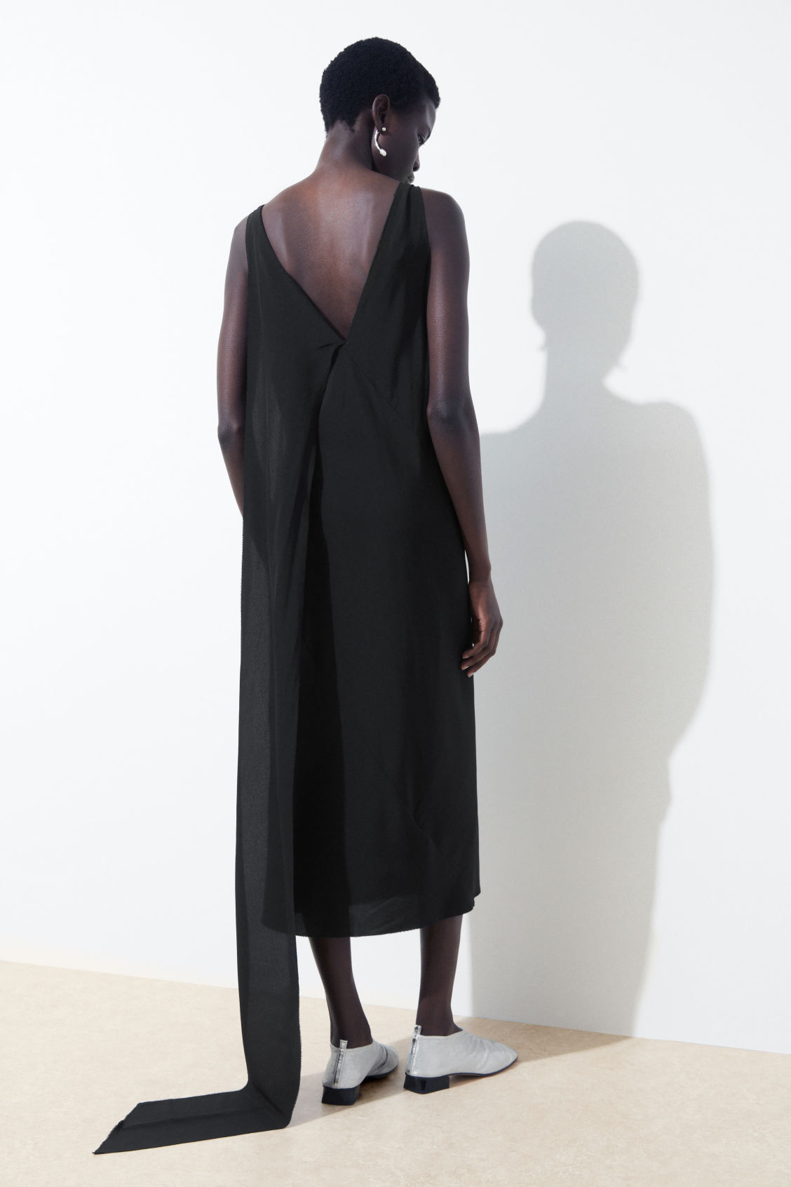 the silk scarf dress cos COS THE SILK SCARF DRESS
