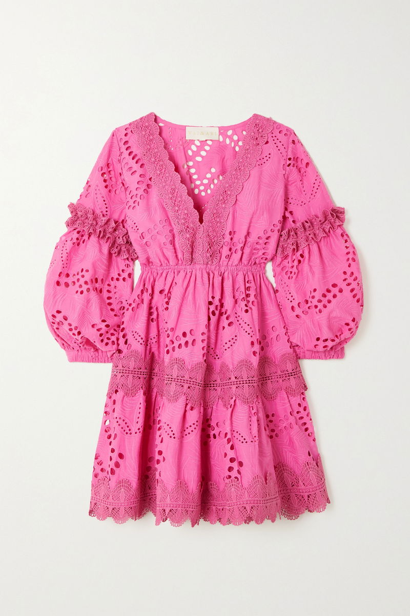 Broderie Anglaise Midi Dress in Cherish Broderie Anglaise Midi Dress in Cherish