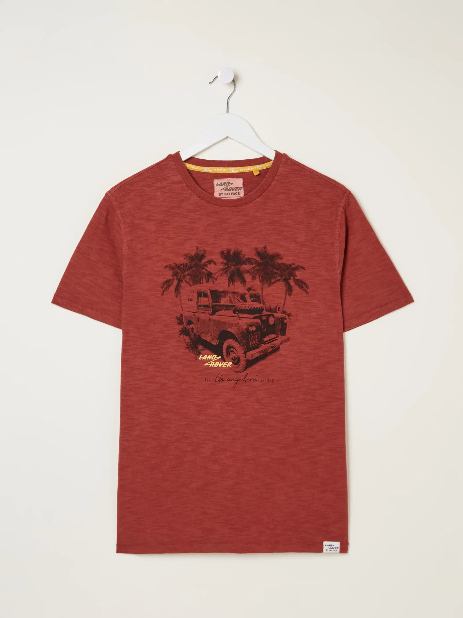 T-shirt Homme Fat Face Rouge – Taille M, Coton Doux, état Impeccable