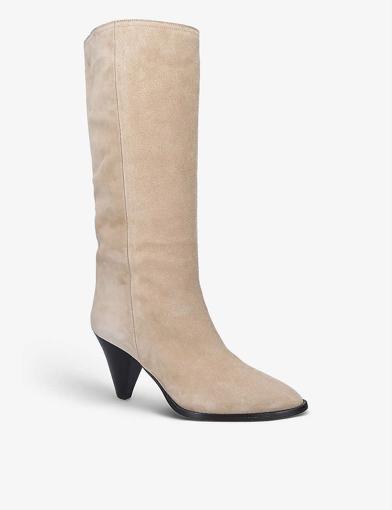 isabel marant slouchy suede boots