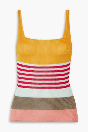 Alora Knit Tank Blue Stripes - Faithfull the Brand