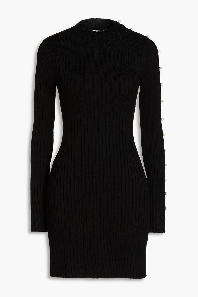sandro black pearl dress Sandro // Crochet Keyhole Dress  VSP Consignment