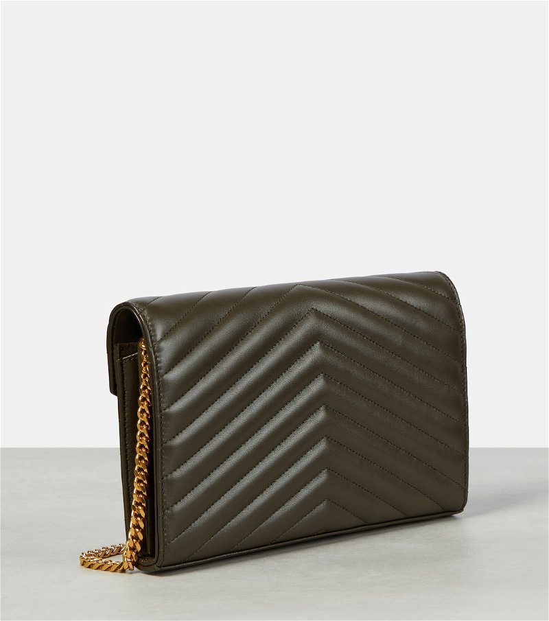 Cassandre matelasse leather chain wallet - Saint Laurent - Women