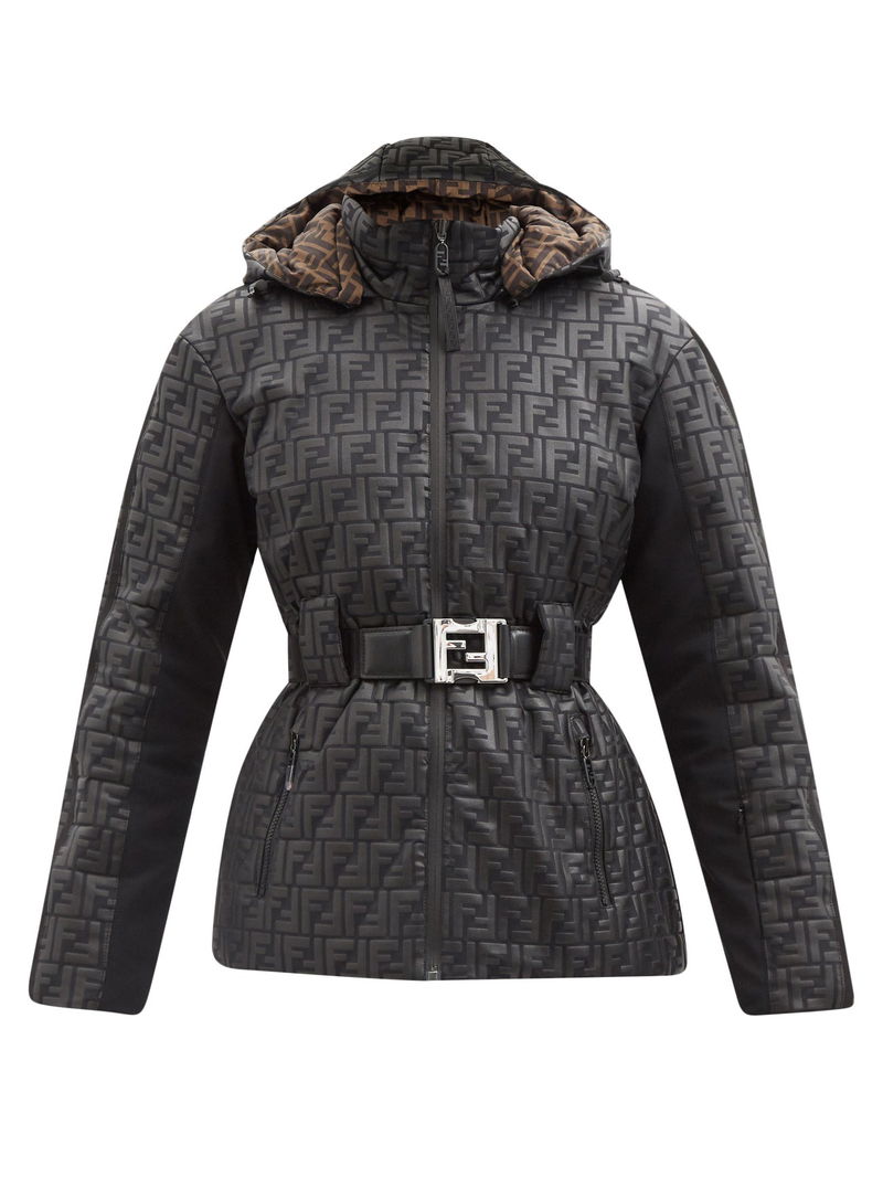 FENDI: reversible nylon jacket - Grey