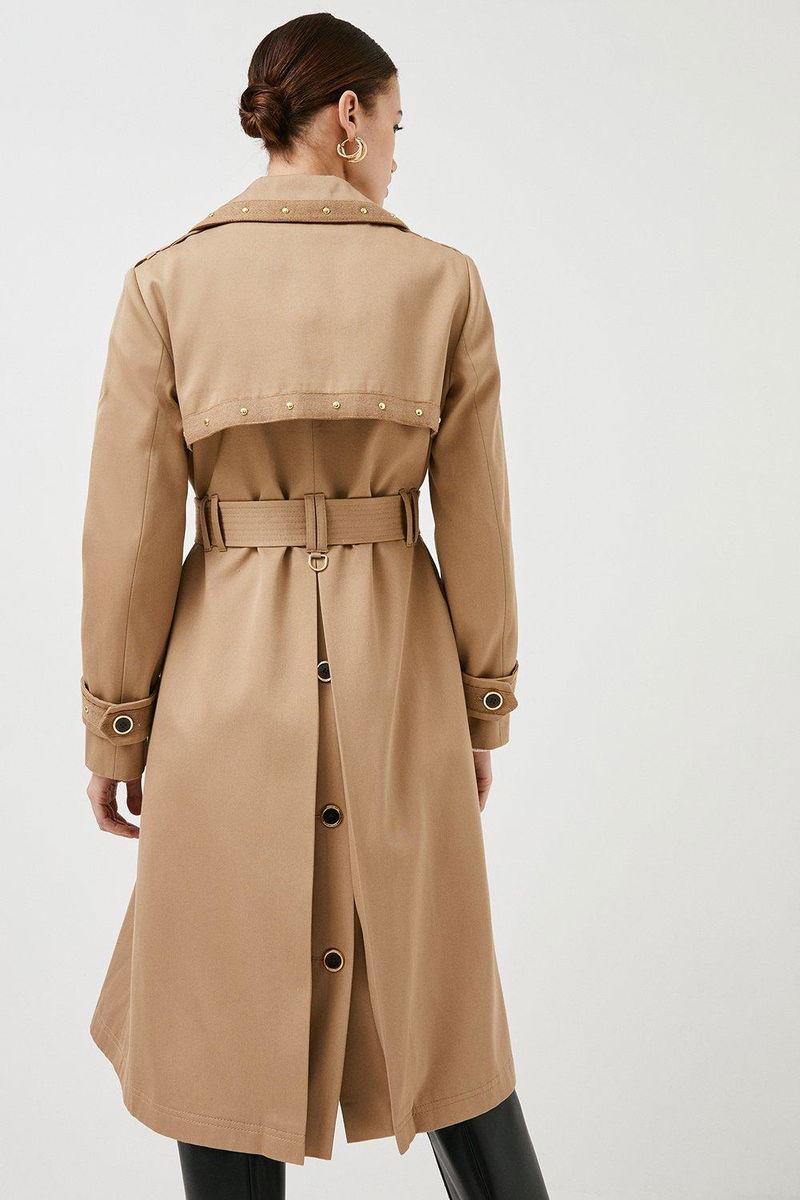 Lydia Millen Collar Detail Belted Trench Coat