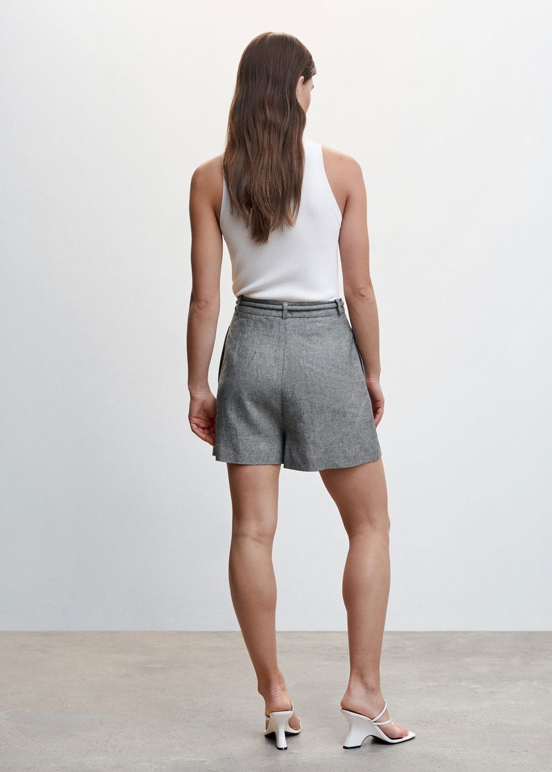 Linen Shorts with Drawstring