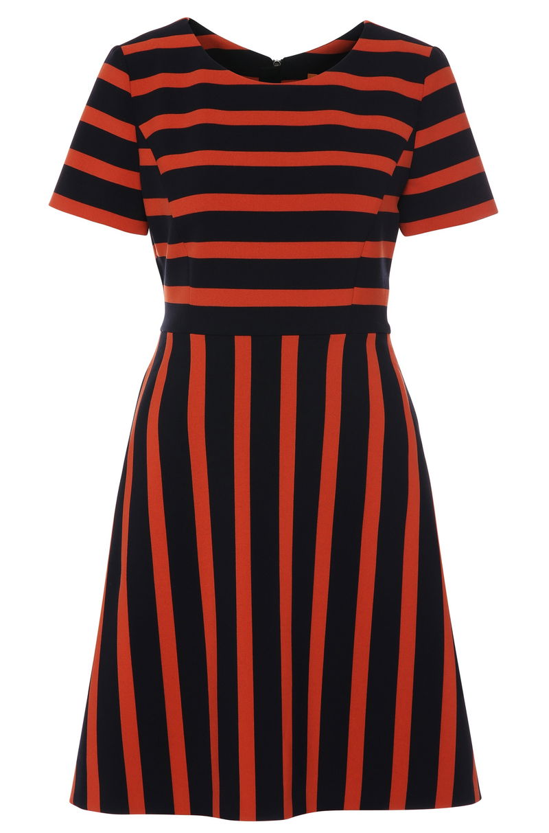 HUGO BOSS Amody Striped Dress | endource