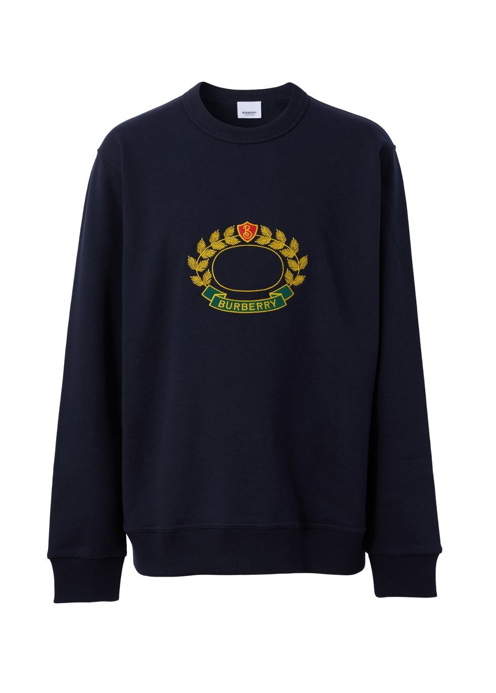 burberry crest logo sweatshirt