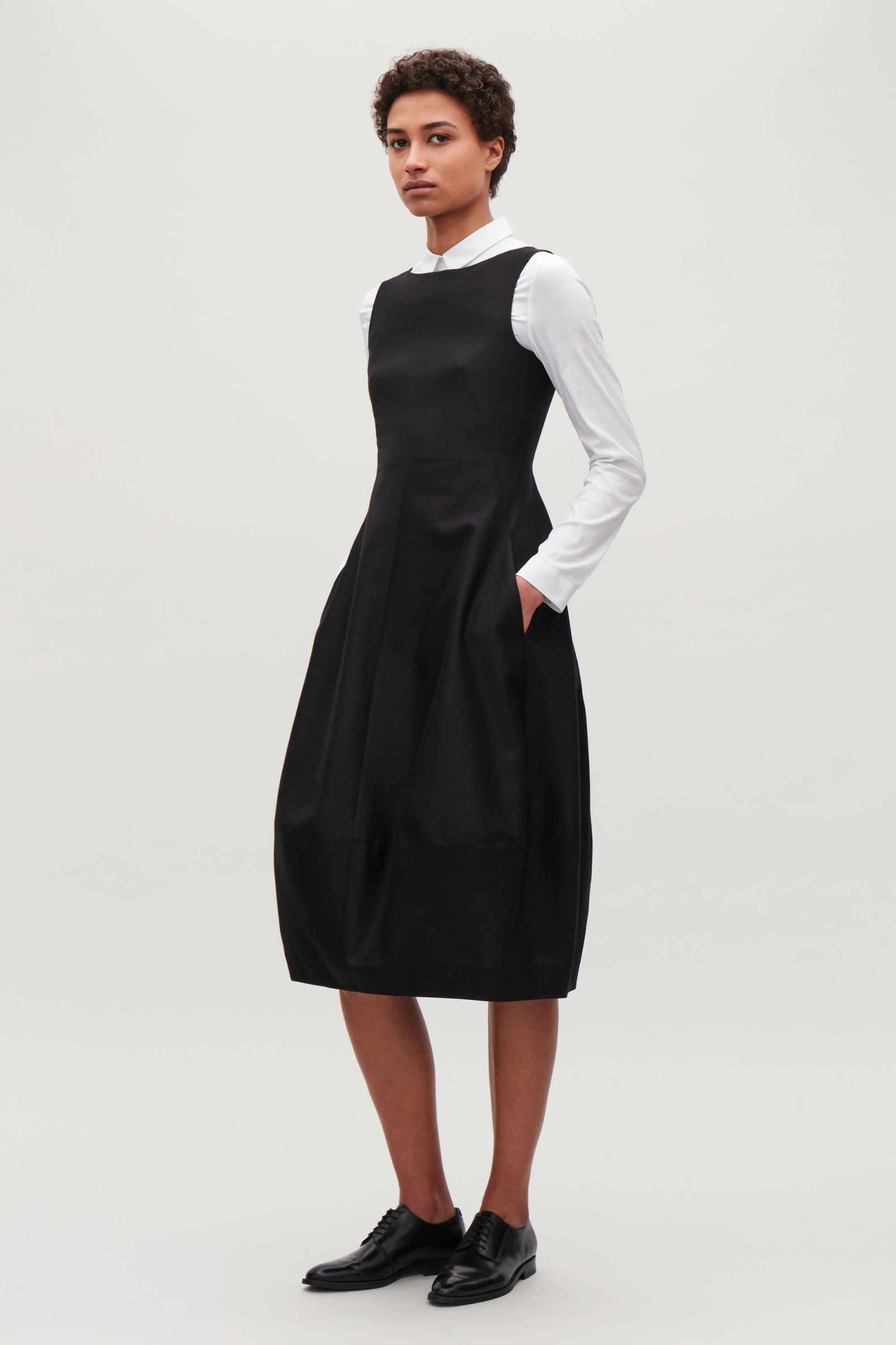 cos green cocoon dress COS Day dress - green - (Pre-owned)