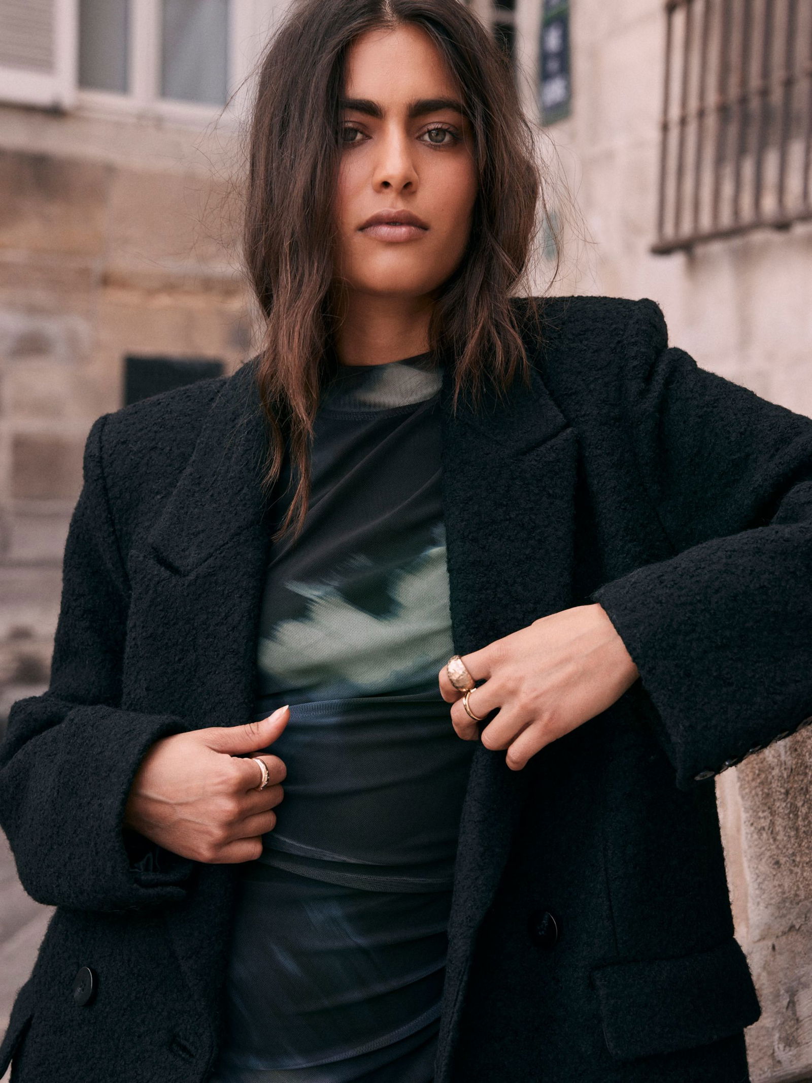 boucle coat mint velvet boyfriend coat