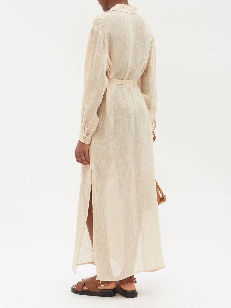 chinese dress ladies SUBU linen dress  Le Kasha