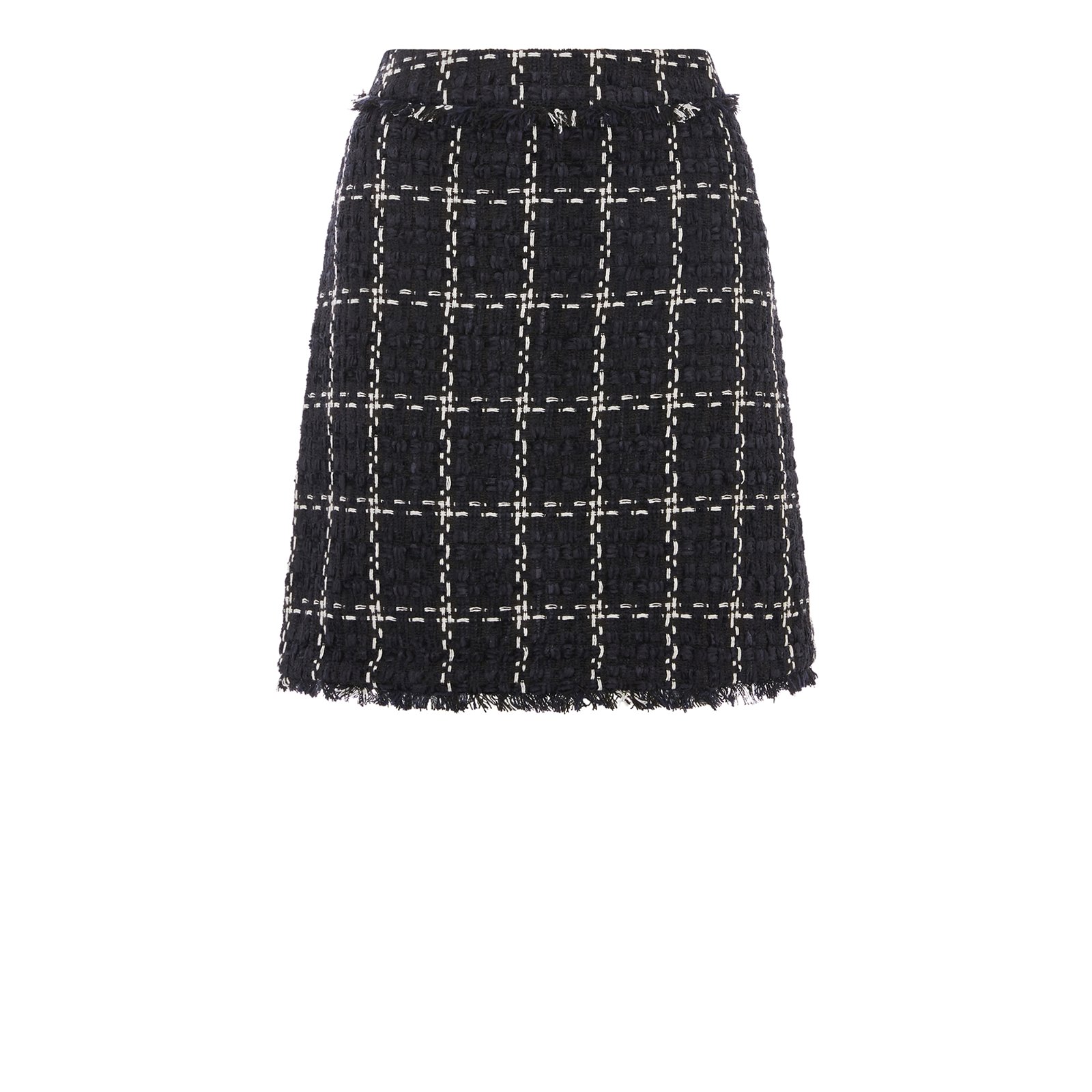 WAREHOUSE Chenille Tweed Pelmet Skirt | Endource