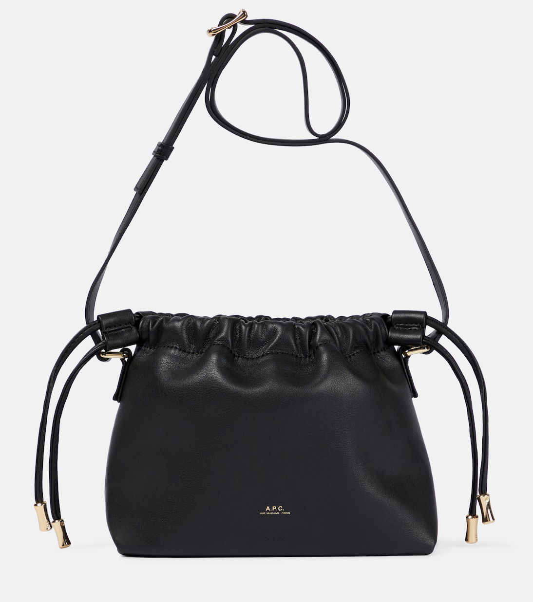A.P.C. Ninon Mini Shoulder Bag in Black | Endource