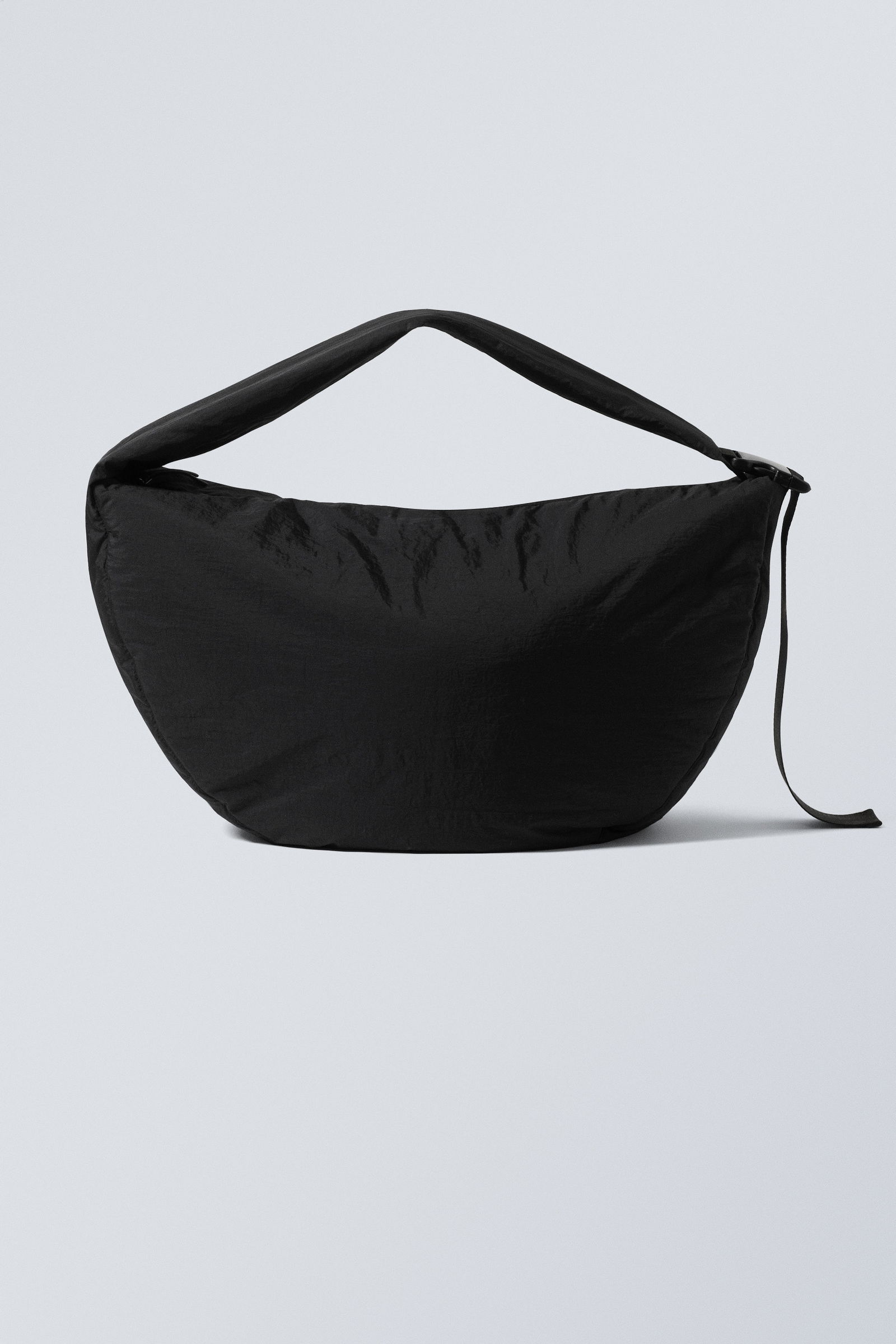 WEEKDAY Samir Large Padded Crossbody Bag in Black | endource