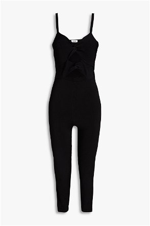 Gala Plisse cutout jumpsuit in black - Simkhai