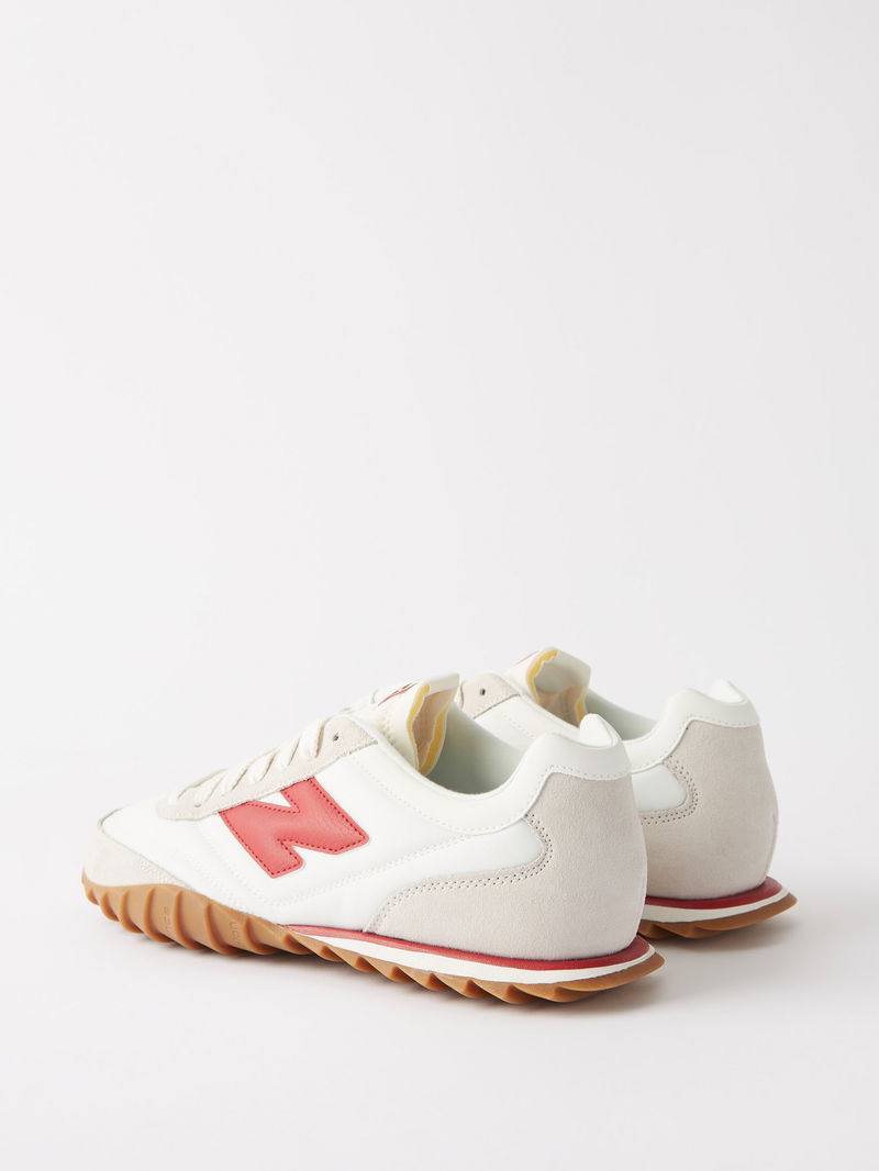 NEW BALANCE RC30 Leather Trainers in White Endource