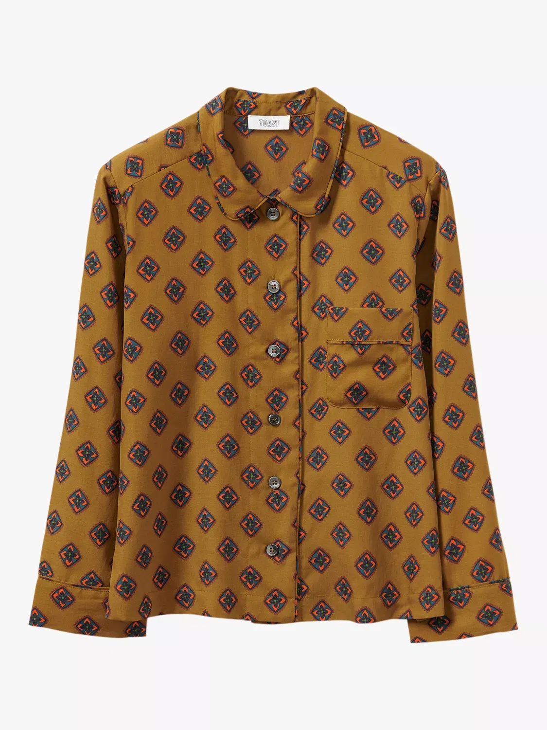 TOAST Toast Silk Cotton Foulard Shirt