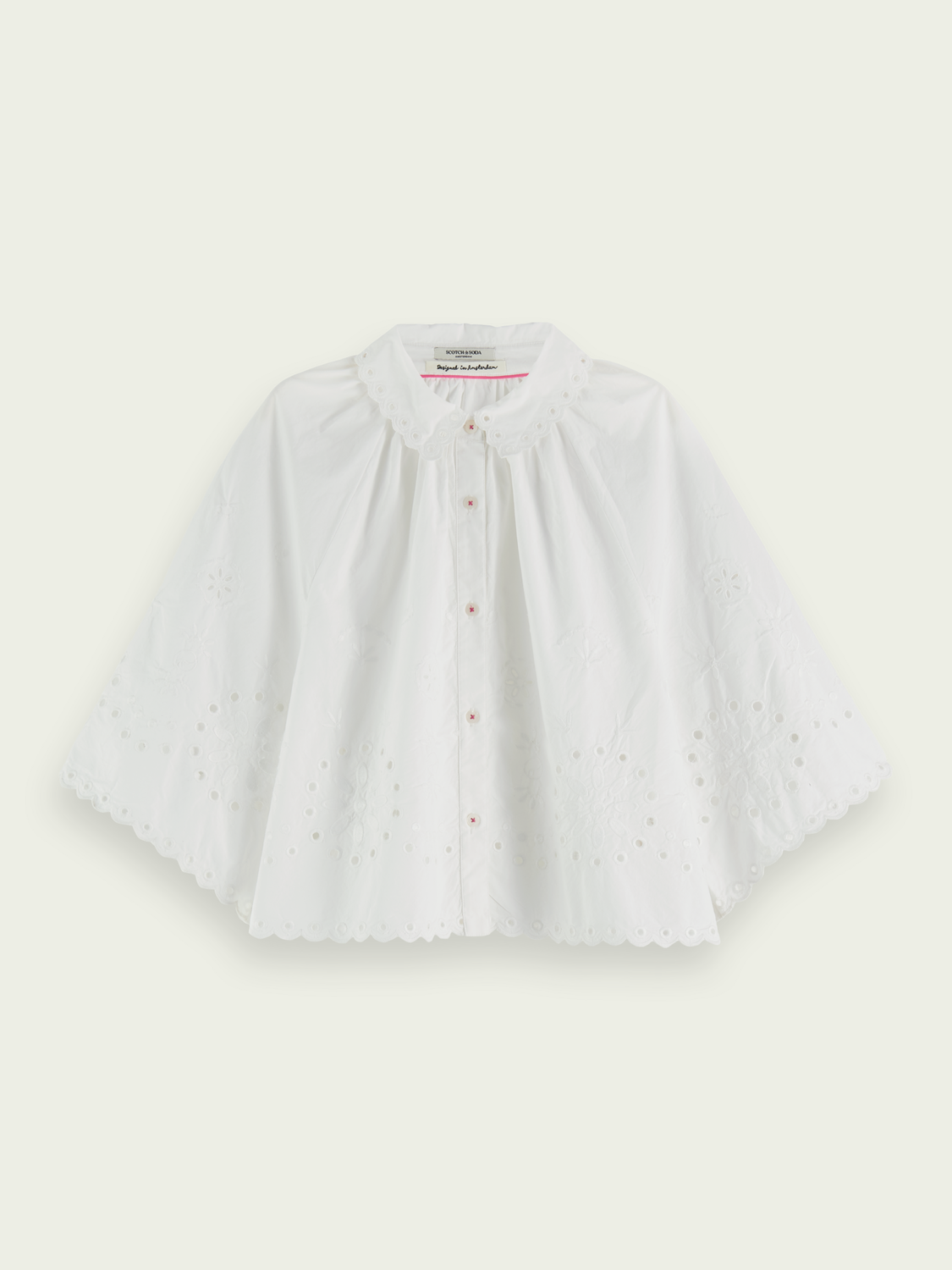 Fddfd SCOTCH & SODA Broderie Anglaise Crop Top | endource
