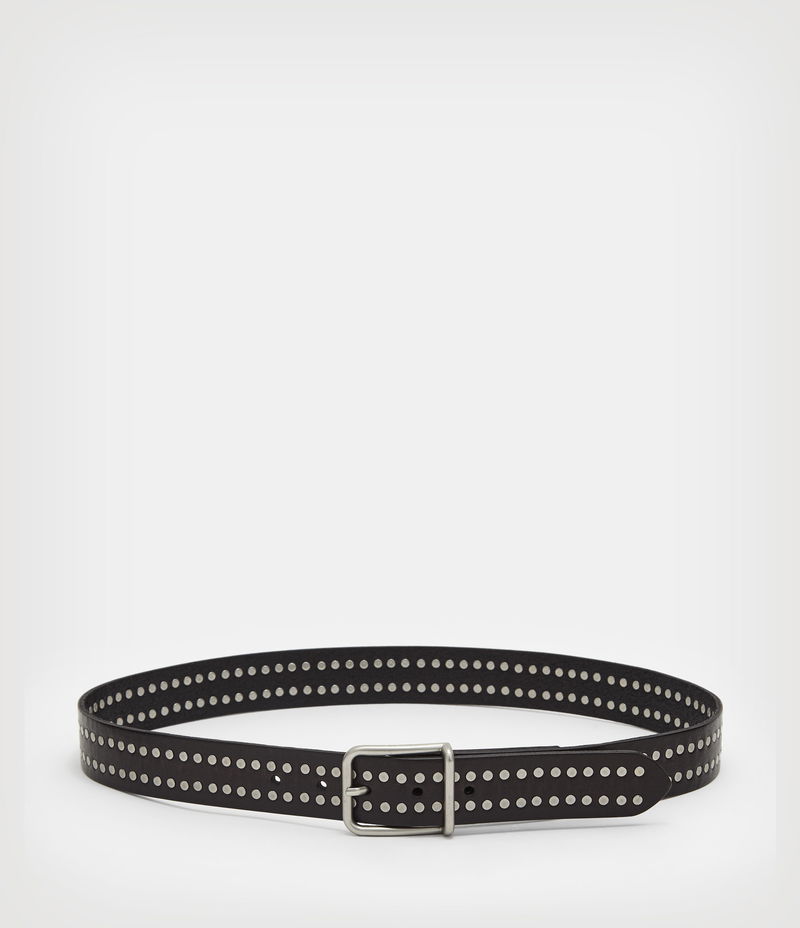 ALLSAINTS Eli Studded Leather Belt | endource display picture 1