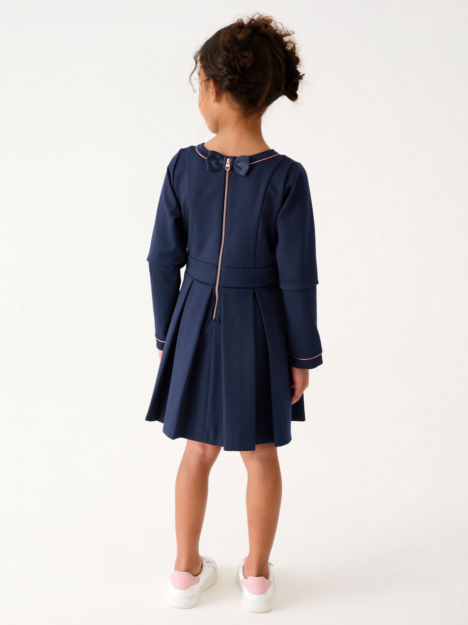 ted baker pleated dress with bow Ted Baker Baby Girls Bow Detail Pleated Pink Dress 0-3m