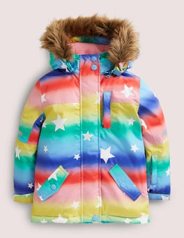 Parka Rainbow Winter Clothes NWOt SO Rainbow Unicorn Winter Coat