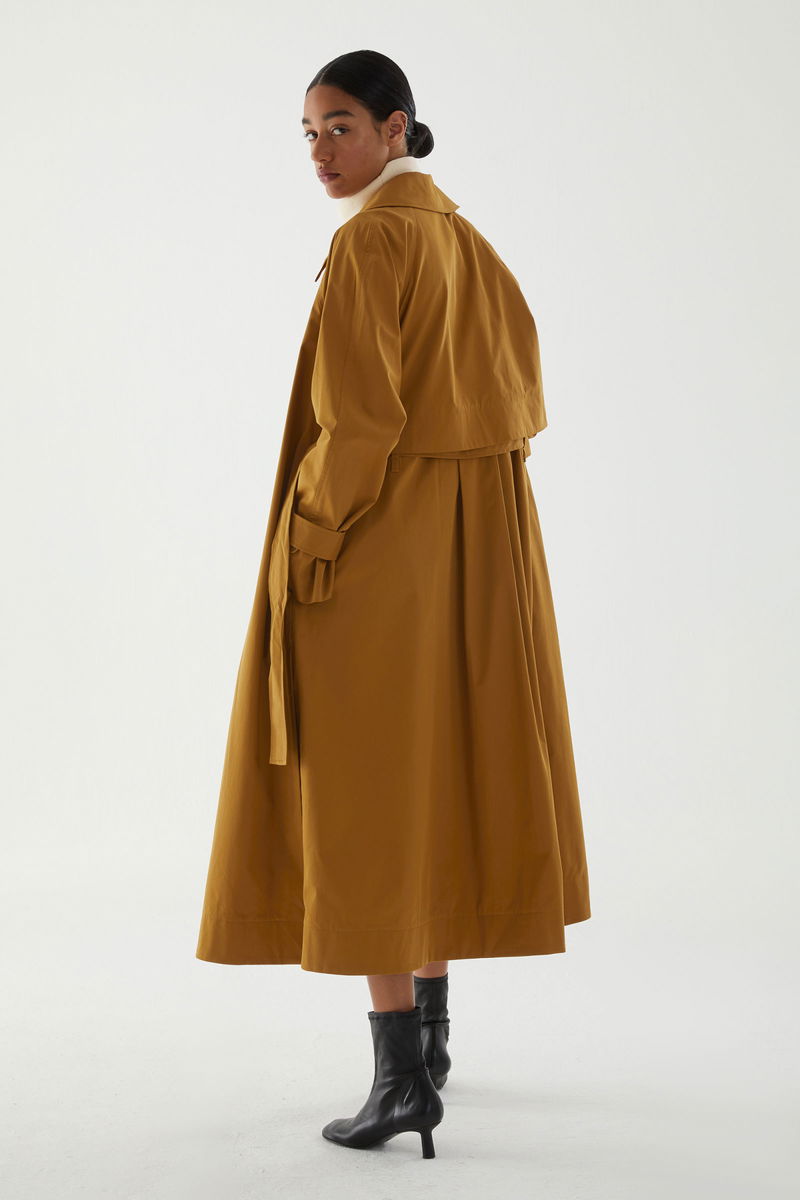 COS Organic Cotton Oversized Trench Coat | Endource