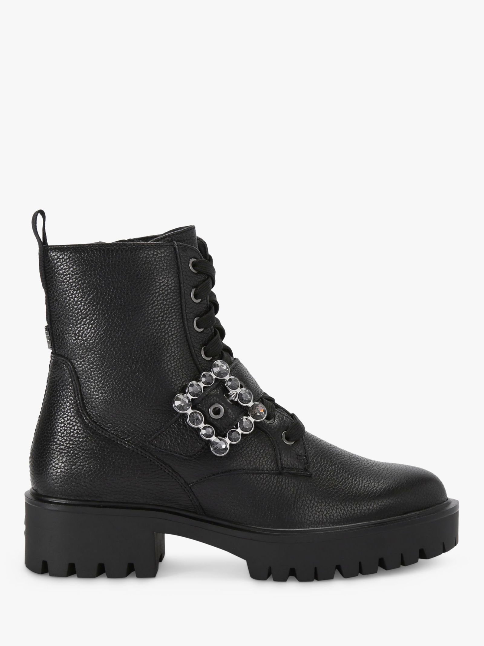 CARVELA Opulent Leather Lace Up Ankle Boots | Endource