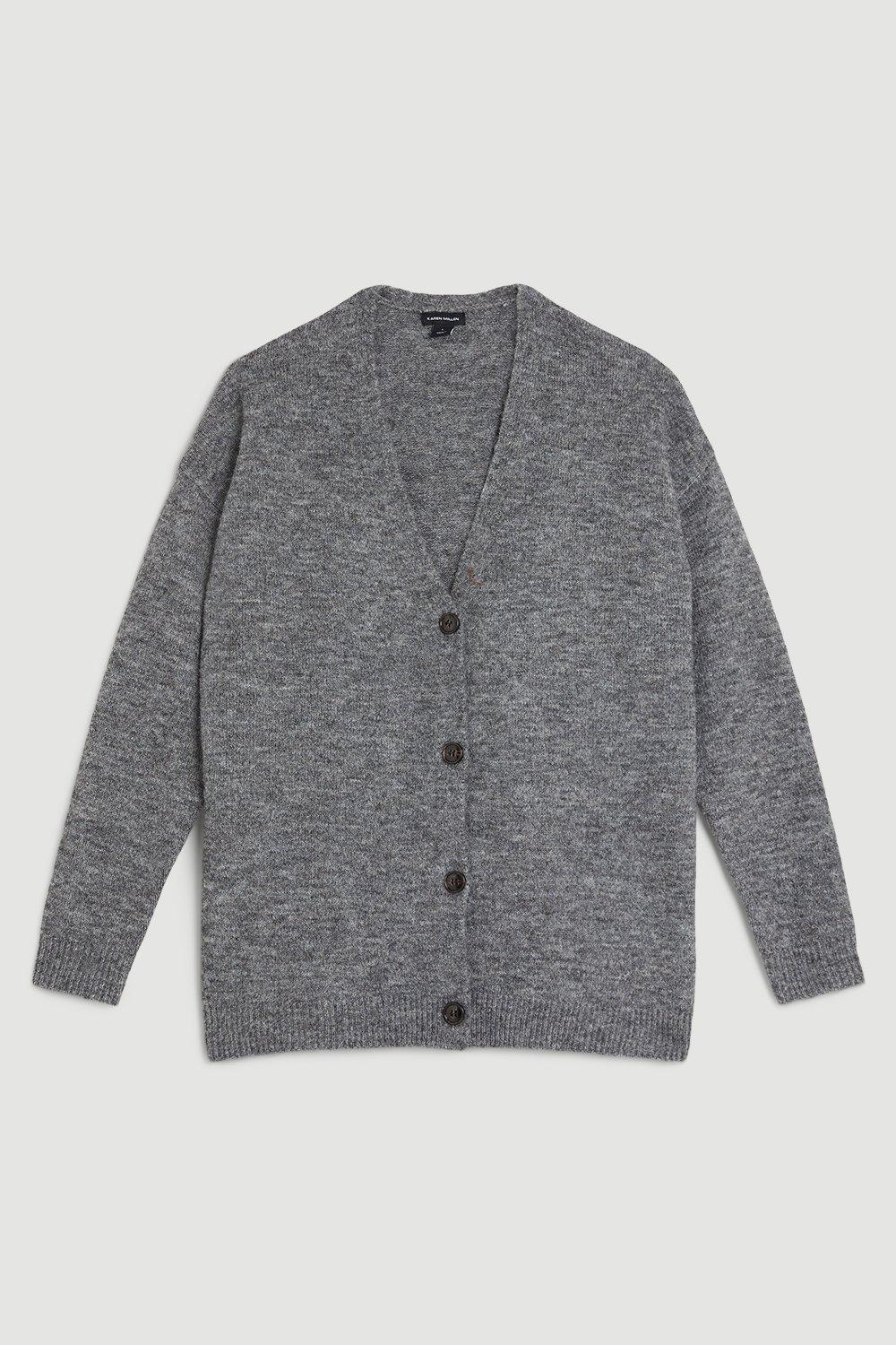 Cardigan Karen Millen Taille 8 Gris | Occasion Très Bon État | Pull Femme Chic & Confortable