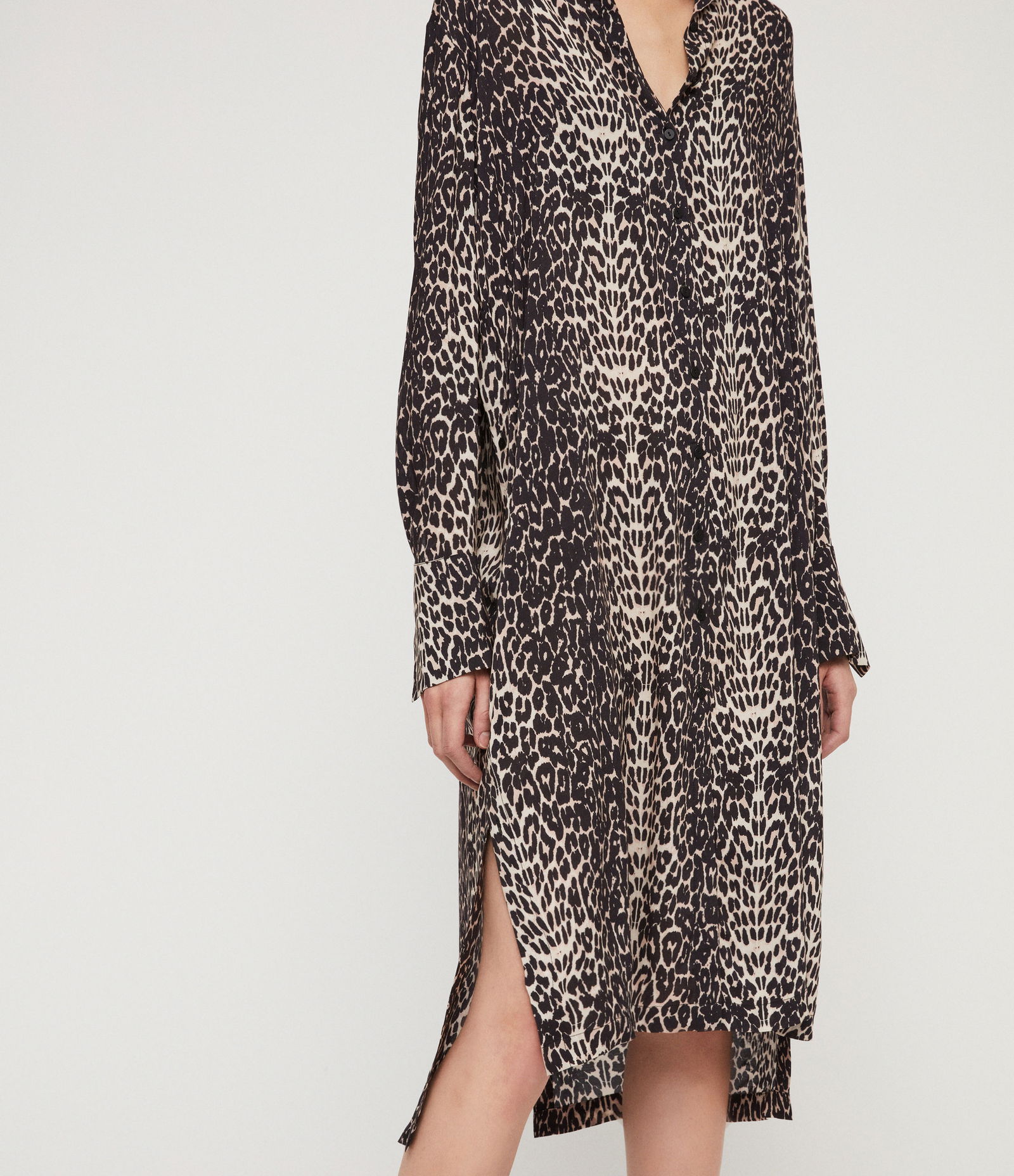anya feline shirt dress Anya Feline Shirtdress
