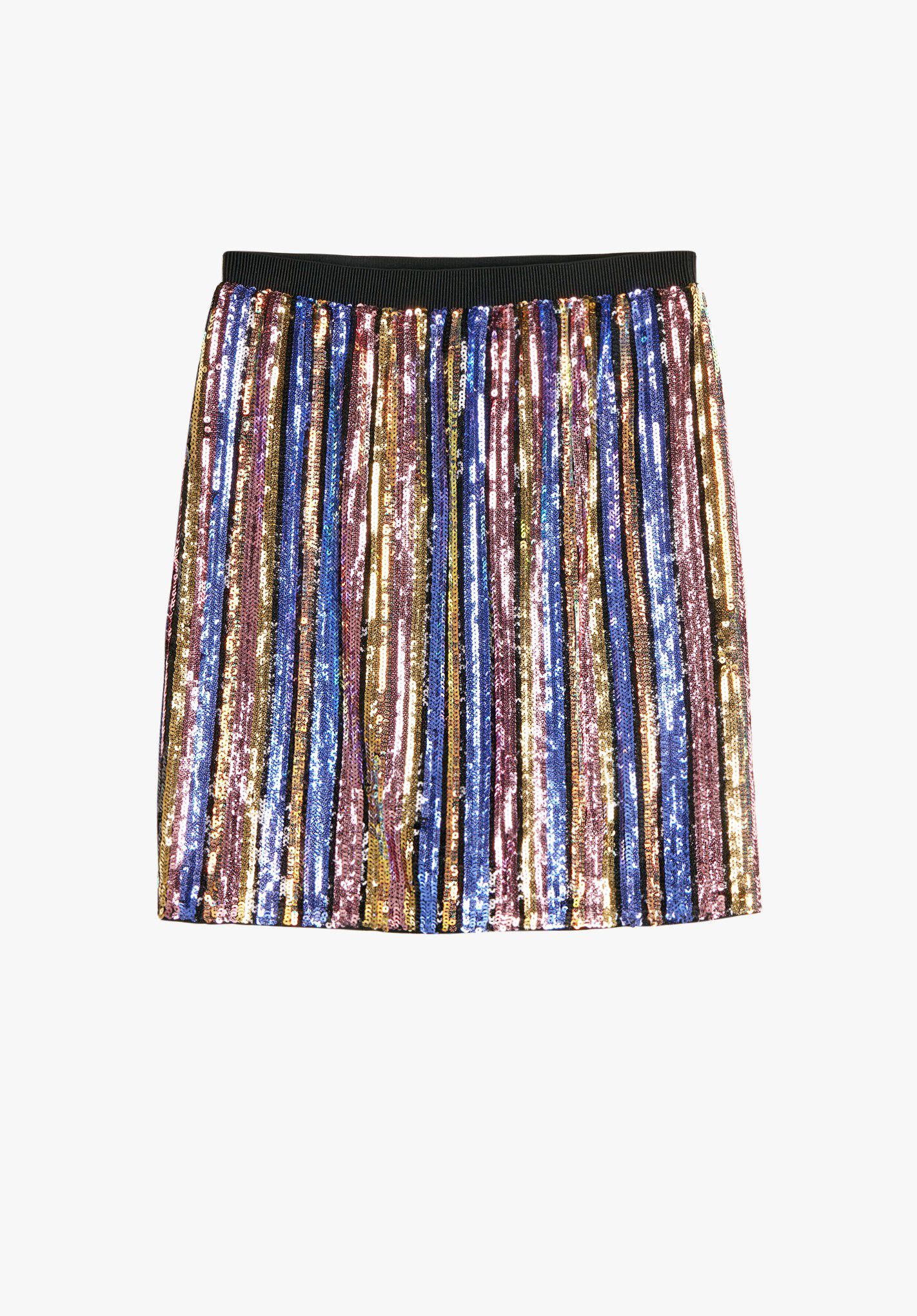 Sequin Mini Skirt