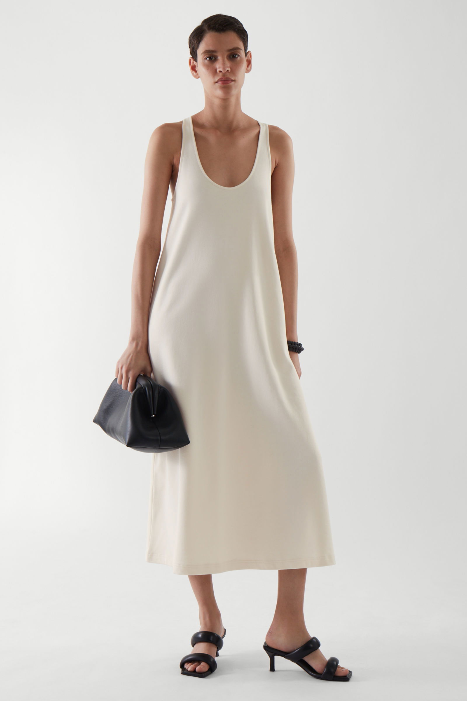 cos jersey midi slip dress American Fit