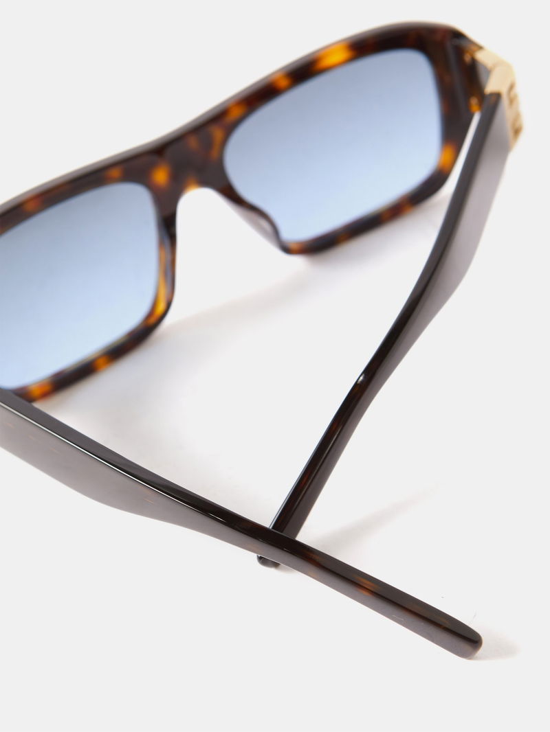 GIVENCHY 4G D-Frame Tortoiseshell-Acetate Sunglasses | endource display picture 3