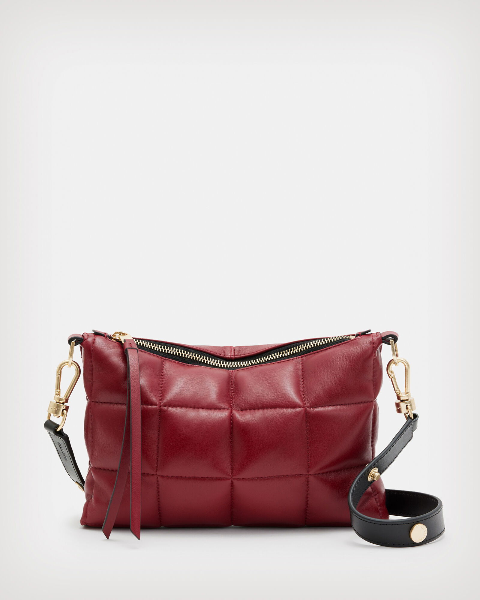 ALLSAINTS Eve Leather Quilted Crossbody Bag Endource