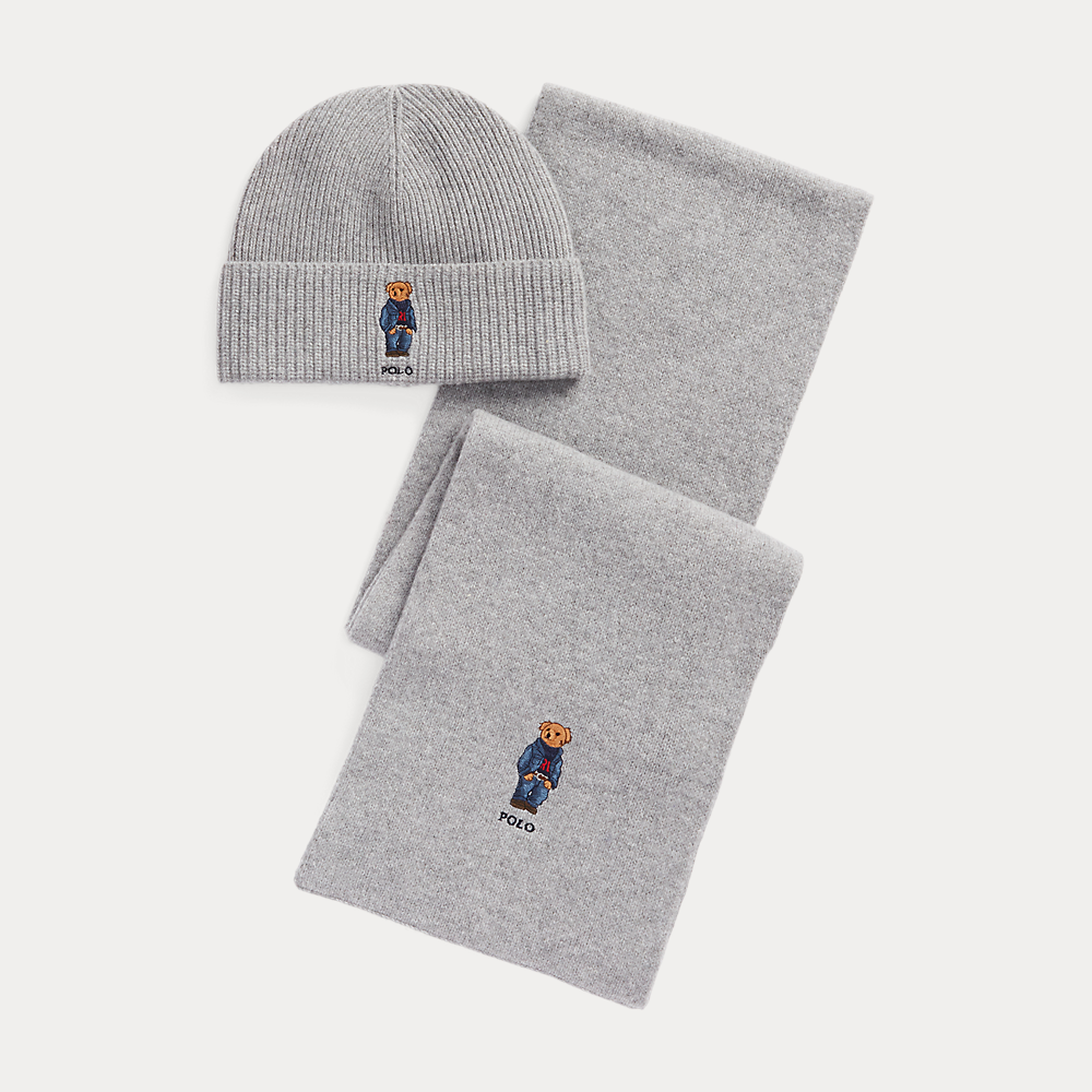 Polo Ralph Lauren Men's Outdoor Bear Wool Blend Scarf Polos